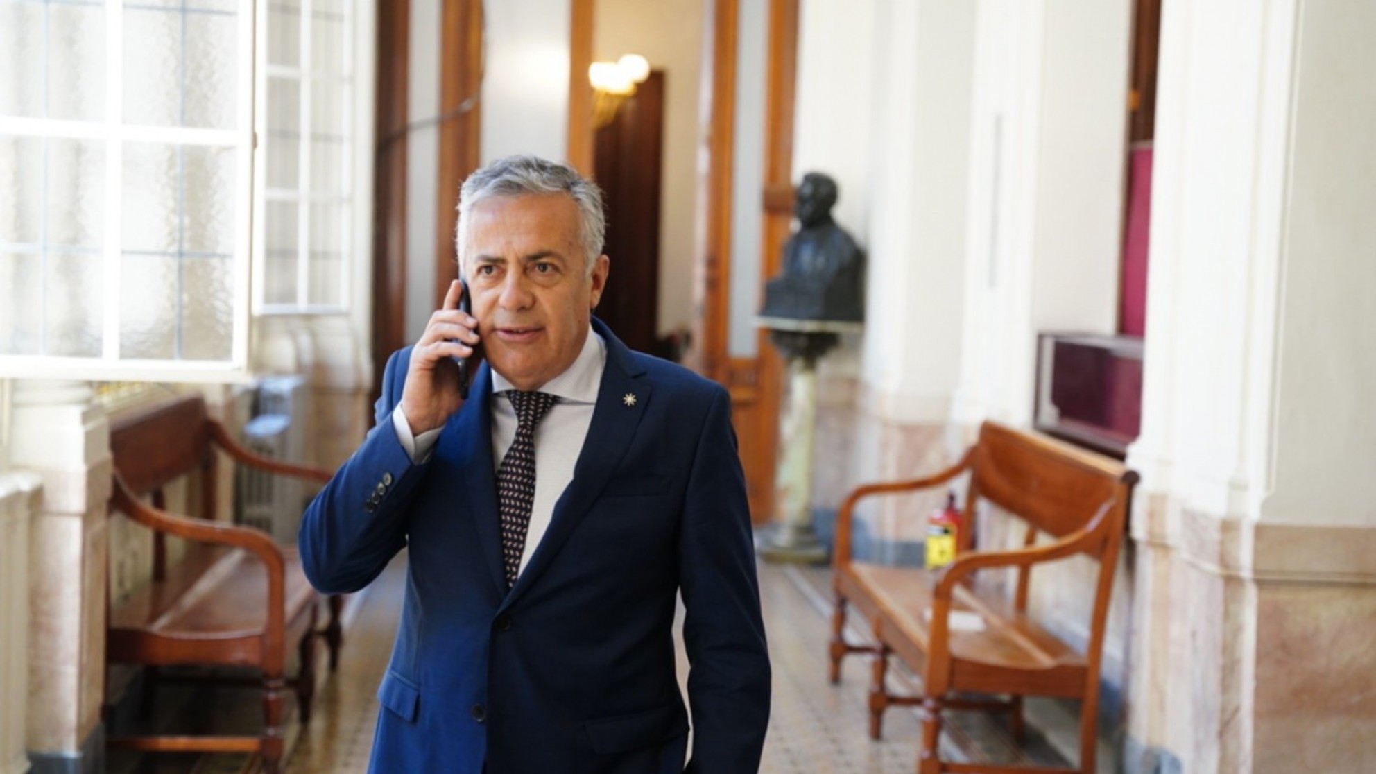 Cornejo: "terminar con los planes de un día para el otro una tentación populista"